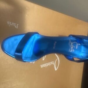 Christian Louboutin Blue Heels